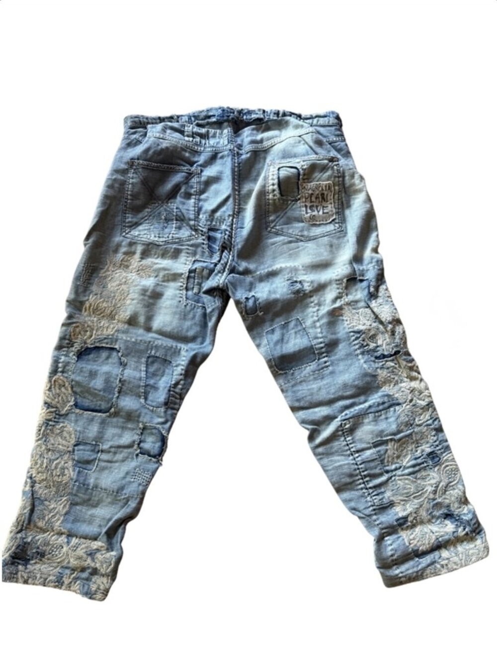 Magnolia Pearl Embroidered Lace Miner Denims - Picture 11 of 11